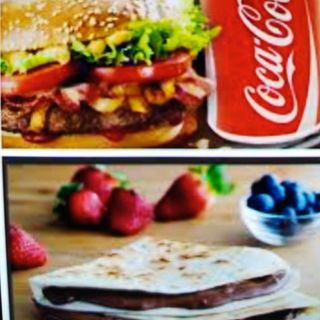 Panino più piadina con Nutella