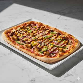 Pizza Bbq Vegana 30 Cm. X 40 Cm.