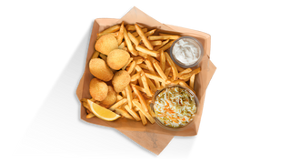 Zestaw obiadowy z nuggetsami z mintaja