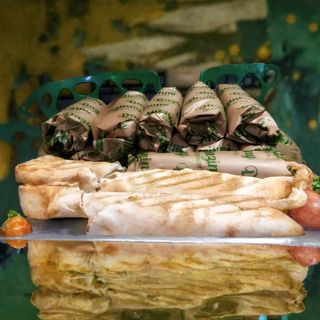 Chicken and sausage with cheese