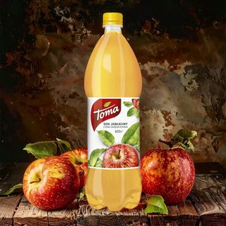 Sok jabłkowy Toma 1l