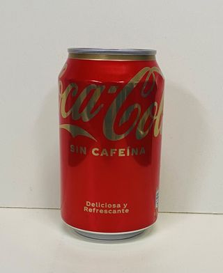 Bote de Coca Cola sin cafeína