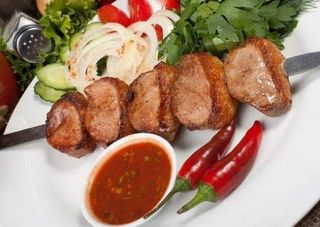 Шашлык из утиного филе