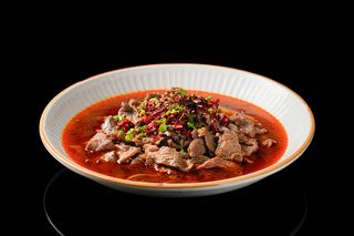 Sichuan Boiled Beef Ternera Muy Picante 四川水煮牛肉