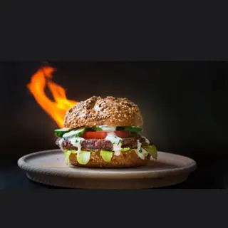Hamburguesa Doble Carne De Ternera