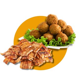 Falafel salata & Doner