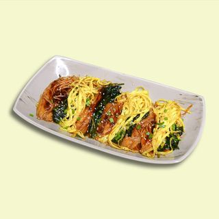 Эноки в остро-сладком соусе