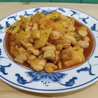 Frango com ananás