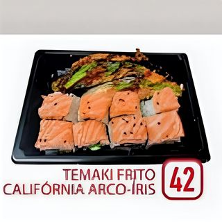 42 - Temaki frito Califórnia arco-íris