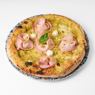 Pizza Pistachio & Mortadella