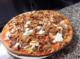 Pizza kebab + bibita