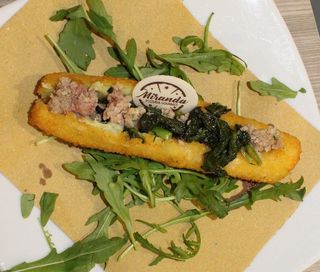 Crocchettone dell'artigiano cicoria e salsiccia