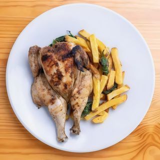 POLLITO TERMINADO A LA BRASA