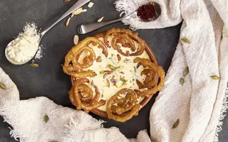 Jalebi with rabdi