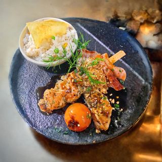 Brochettes Poulet Et Jambon