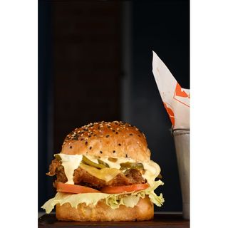 Fiery Chicken Square