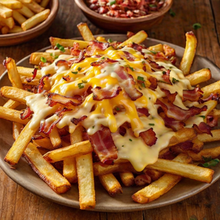 Patatas Cheddar Y Bacon (XL)