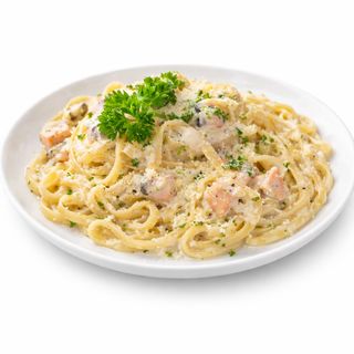 Spaghetti poulet crème