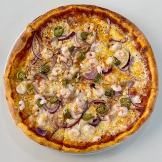Pizza gambas 