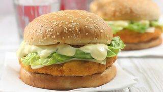 141 Hamburguesa De Pollo Con Sabor A Kebab