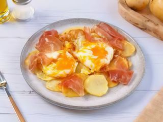 Huevos Rotos Con Jamón