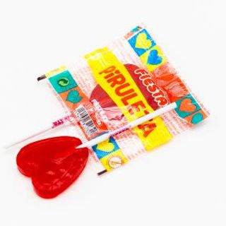 Sin gluten. Piruleta Corazón Cereza