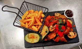 Żeberka w sosie bbq