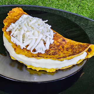 Cachapa de queso de mano