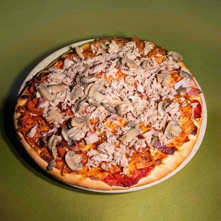 Pizza de Atum e Cogumelos