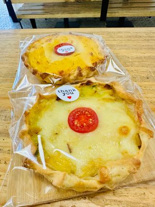 Quiché de puerros y mozzarella o de maíz y queso mozzarella