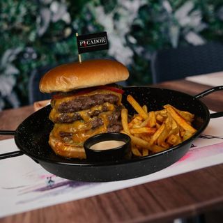 XXL double-double burger 850 g