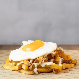 Patatas trufadas con huevo