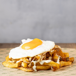 Patatas trufadas con huevo