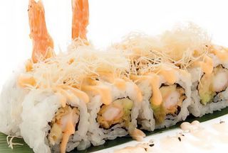 159 Uramaki Volcano roll