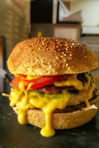 Cheese Bomb Double Burger