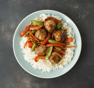 Riz Au Boulettes De Viande