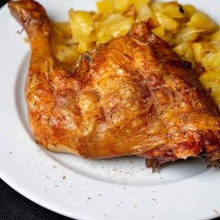 Coscia di pollo alla brace