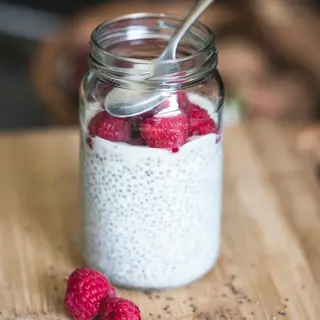 Yogur Con Chía Y Frambuesa