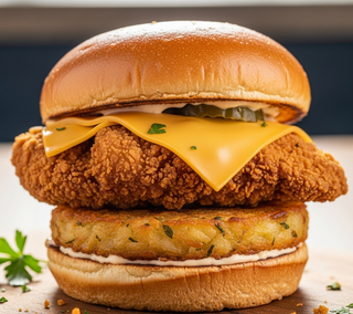 Royal chicken burger