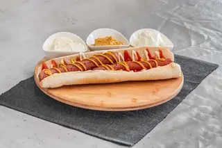 Grill hot dog