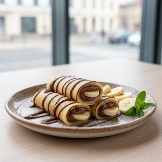 Clătite cu Finetti și banane