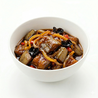 Vinete cu usturoi in sos soia