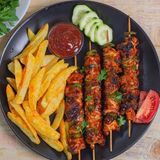 Plato pincho de ternera 