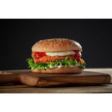 Crispy chicken burger