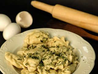 Вареники з Сулугуні та Адигейським сиром (300 грам) (300g)