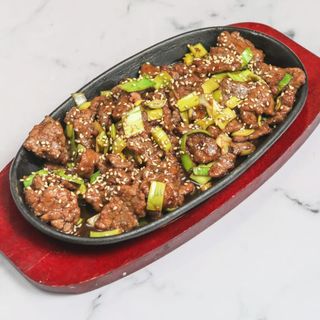 Teppanyaki de Añojo con Salsa Teriyaki