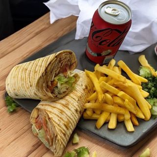 Menú Rollo Durum Con Ternera