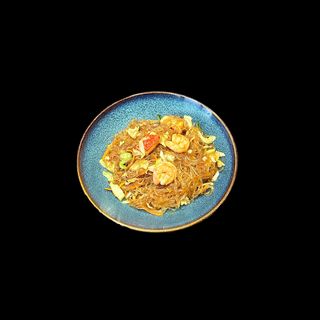 703. Spaghetti di soia con misto di mare