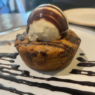 Tarta de cookie de chocolate con Nutella