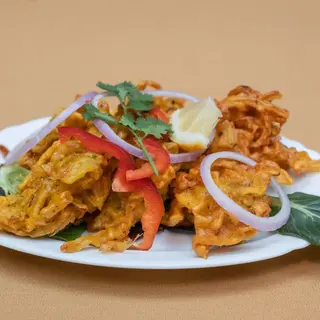 Onion bhajia